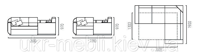 Угловой диван Меркурий со склада в Киеве, мебельная фабрика Юдин - фото 8 - id-p63128326