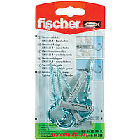 Fischer UX 6 x 35 RH K - Універсальний дюбель з круглим гаком, оцинкований, 4 шт.