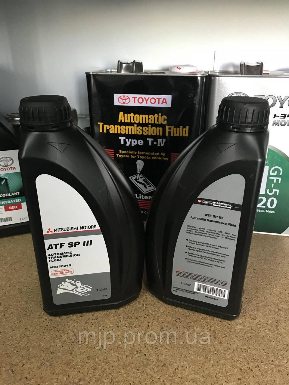 Оригинальное трансмиссионное масло Mitsubishi ATF SP-III 1л MZ320215 ...