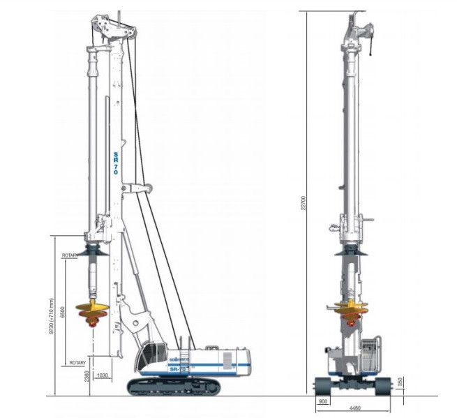 Буровая установка Soilmec SR-70 LHR - фото 2 - id-p976170836
