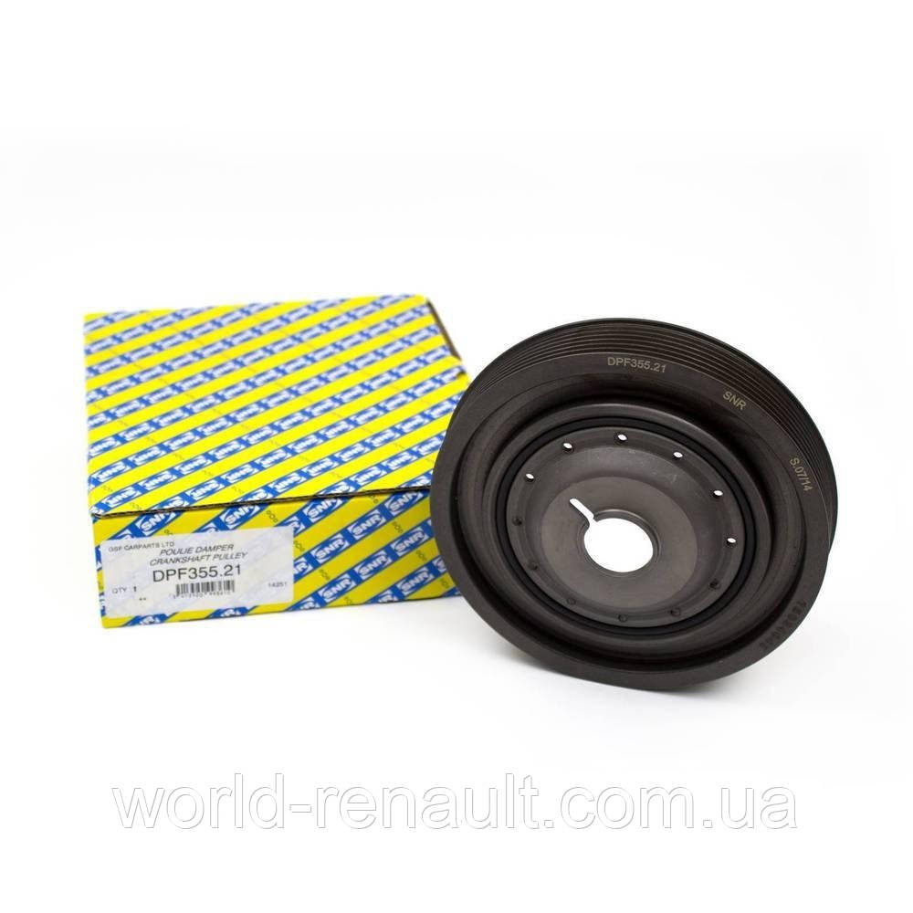 Шків колінвала (6PK) Рено Дастер, Дачіа Дастер із 2013г. K9K/NTN-SNR DPF355.21