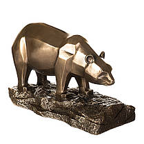 Набір статуеток Veronese "Бик і ведмідь" 10 см (77487Y1), фото 2