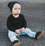 Дитяча шапка-панчоха Синій (071001), фото 3