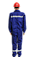 Костюм робочий синій щільність 240г/м2, фото 3