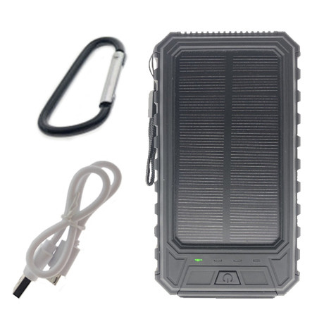 Портативний акумулятор з сонячною батареєю 10000 mAh UFT Solar Battery подарунок, фото 1