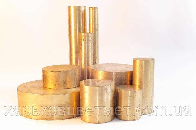 Бронзовий стрижень 30 мм БрО5Ц5С5, фото 1