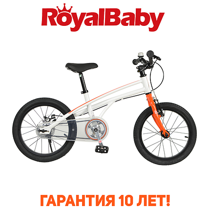 Дитячий двоколісний велосипед RoyalBaby H2 14", OFFICIAL UA, помаранчевий, фото 1