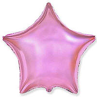 Фольгована куля 18" Flexmetal Зірка рожева металік, 45 см