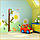 Декоративна наклейка Дерево ростомір (лінійка росту наклейка на стіну в дитячу) матова 930x1485 мм, фото 3