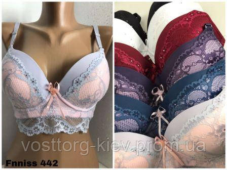 442 FNNISS бюстьє З ажур діагональна кісточка стрази