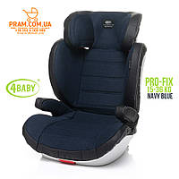 4BABY PRO-FIX 2019 автокрісло групи 2-3 (15-36 кг) Light Grey Світло-сірий Синій