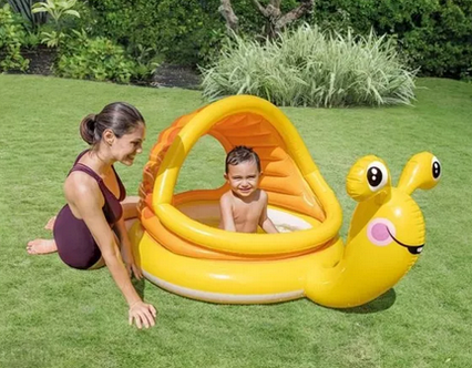 Дитячий басейн із навісом. Надувний дитячий басейн.Басейн надувний ігровий.