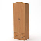 Шкаф "4" плотяной для верхней одежды с выдвижными ящиками, фото 8