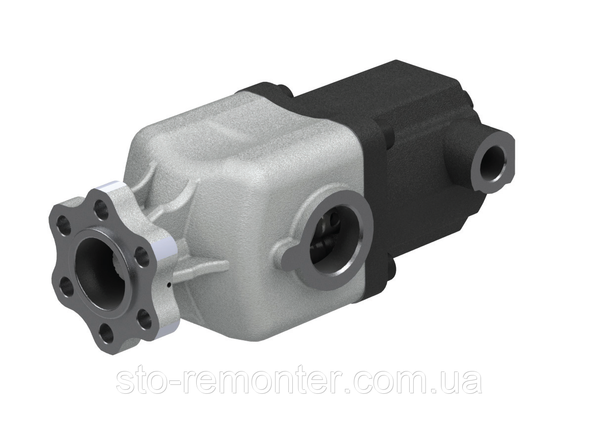 Насос поршневий 58 л, кріплення UNI (3 болти) двосторонній (ліве та праве обертання)