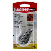 Fischer S 10 x 50 HN K - Дюбель SX 10 з круглим гаком білим, покритою нейлоном