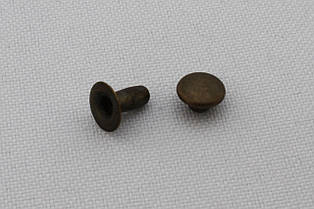 Хольнітен односторонній, діаметр - 6 мм, ніжка - 6 мм, колір - антик, в упаковці - 100 шт, артикул СК 5452