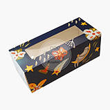 Упаковка для макаронс з прозорим віконцем - Рожева фарба - 140х60х50 мм, фото 6