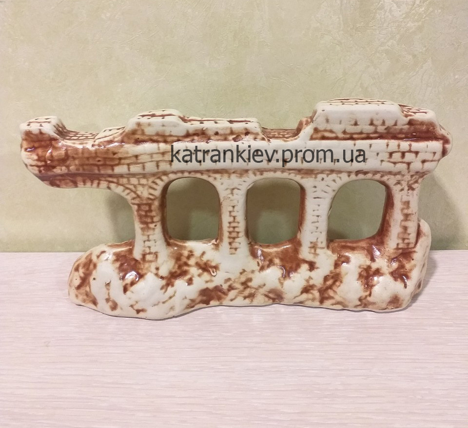 Декорація в акваріум, декор в акваріум арка, римкие колони с34