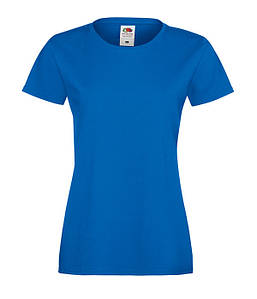 Жіноча футболка "Бавовна" S, Яскраво-Синій