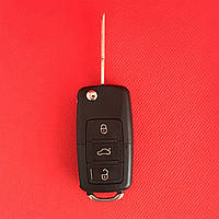 Корпус викидного авто ключа для VOLKSWAGEN Passat, Jetta, Golf лезо HU 49 (Фольксваген) 3 кнопки