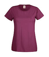 Женская футболка "Хлопок" S, Бордовый