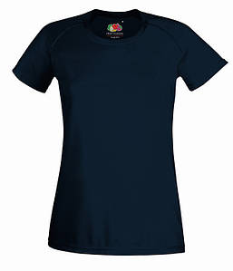 Жіноча спортивна футболка Perfomance S, Глибокий Темно-Синій