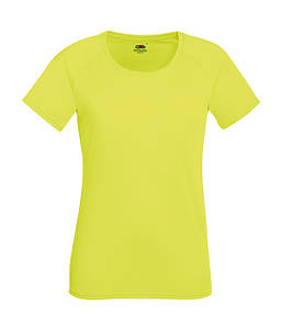 Жіноча спортивна футболка S, Яскраво-Жовтий