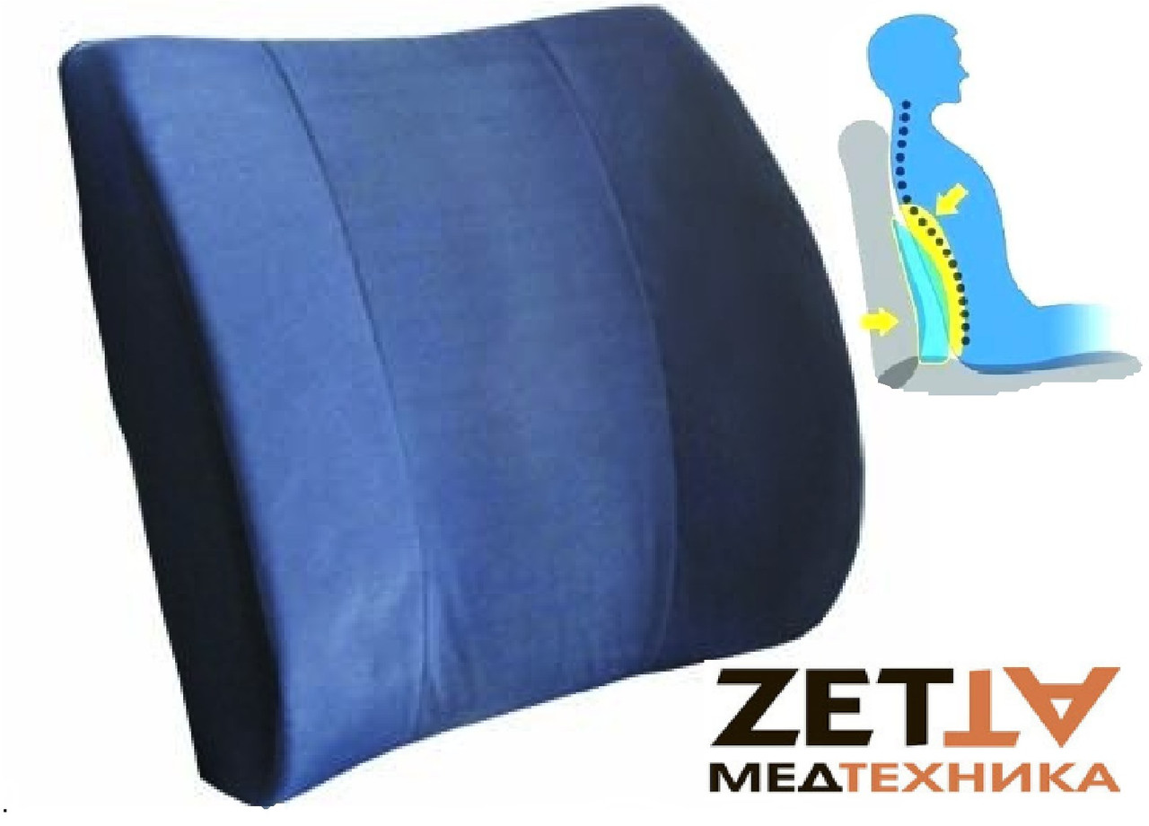 Подушка ортопедична під спину поперек для крісла офісні, в автомобіль ОП-08 в Дніпрі Ортекс J2308