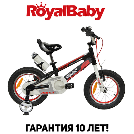 Дитячий двоколісний велосипед RoyalBaby SPACE NO.1 Alu 12", OFFICIAL UA, чорний, фото 1