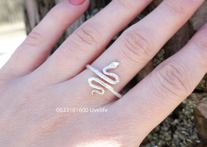 Купить Серебряное кольцо Змейка, цена 410 ₴ — Prom.ua (ID#250265362)