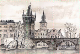 Фотошпалери текстуровані, вінілові Мости, 250х380 см, fo01inV_br00131, фото 3