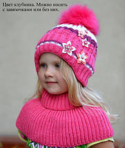 В'язаний снуд манішка для дітей та дорослих, Шарфи та манішки для дівчаток хлопчиків чоловіків жінок, фото 4