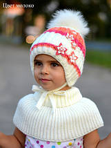 В'язаний снуд манішка для дітей та дорослих, Шарфи та манішки для дівчаток хлопчиків чоловіків жінок, фото 5