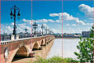 Фотошпалери текстуровані, вінілові Мости, 250х380 см, fo01inV_br00284, фото 3