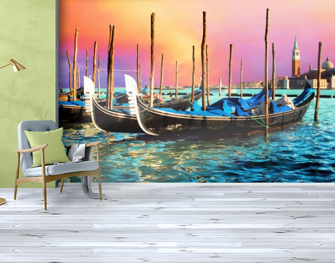 Фотошпалери текстуровані, вінілові Венеція, 250х380 см, fo01inV_ar11129