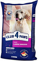 Клуб 4 лапы Club 4 Paws Premium 14 кг Сухой корм для собак крупных пород с курицей