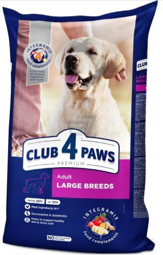 Клуб 4 лапи Club 4 Paws Premium 14 кг Сухий корм для собак великих порід з куркою