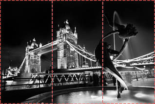 Фотошпалери текстуровані, вінілові Мости, 250х380 см, fo01inV_br00138, фото 2