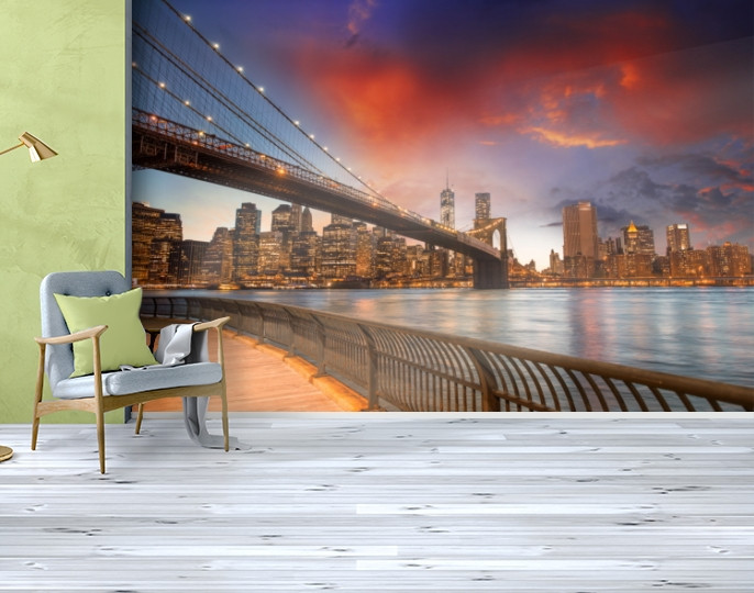 Фотошпалери текстуровані, вінілові Мости, 250х380 см, fo01inV_ar10748