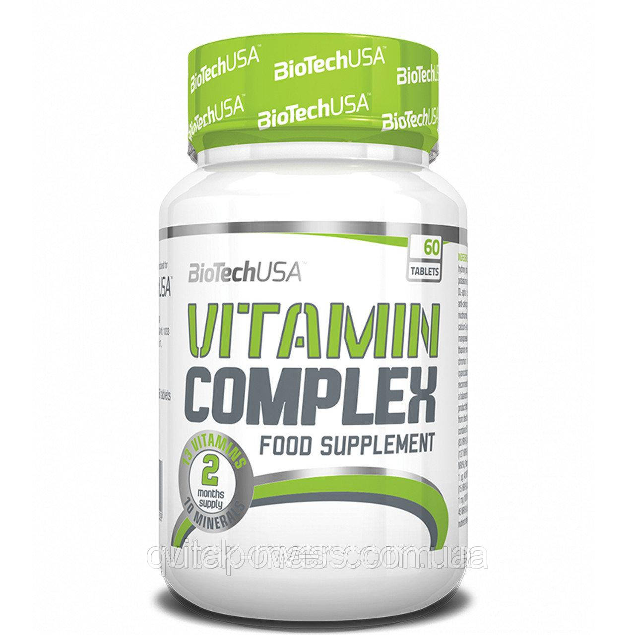 Вітаміни Biotech USA Vitamin Complex 60tabs, фото 1