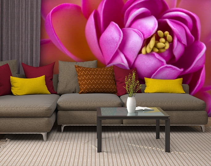 Фотошпалери текстуровані, вінілові Квіти, 250х380 см, fo01inV_fl13245