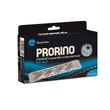 Харчова добавка для чоловіків Ero Prorino black line potency powder concentrate, 7 шт. по 5 г 