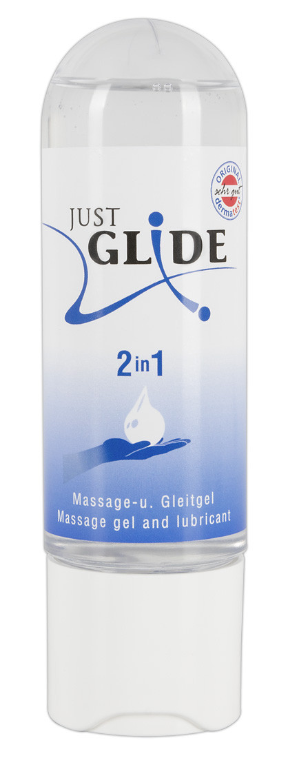 Масажний лубрикант 2 в 1 Just Glide Gleitmittel, 200 мл 