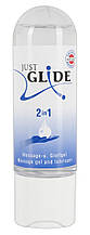 Масажний лубрикант 2 в 1 Just Glide Gleitmittel, 200 мл 