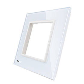 Рамка Livolo одинарна Білий