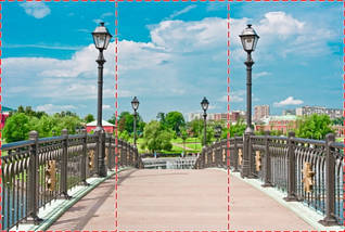 Фотошпалери текстуровані, вінілові Мости, 250х380 см, fo01inV_br00238, фото 3