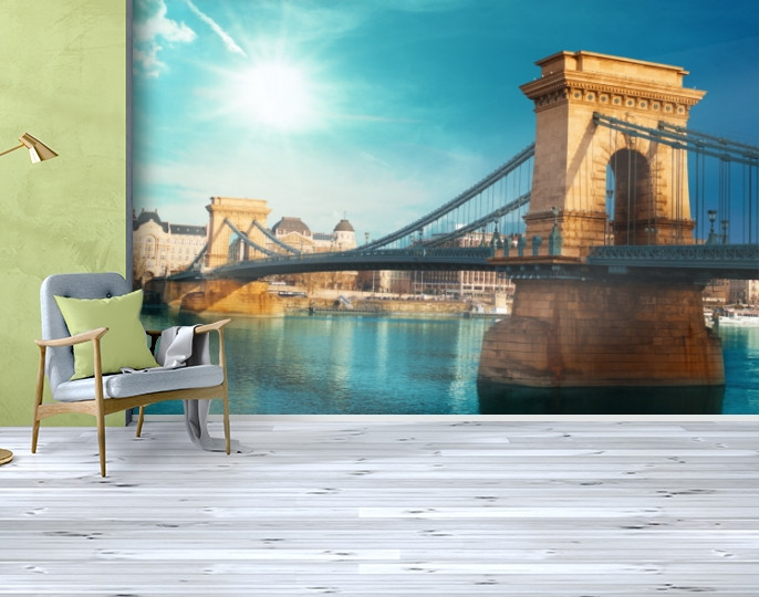 Фотошпалери текстуровані, вінілові Мости, 250х380 см, fo01inV_ar10272