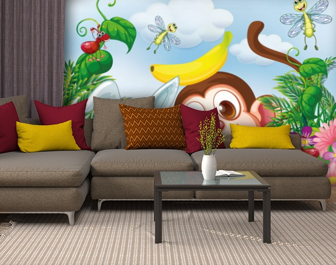 Фотошпалери текстуровані, вінілові Дитячі, 250х380 см, fo01inV_ch12044