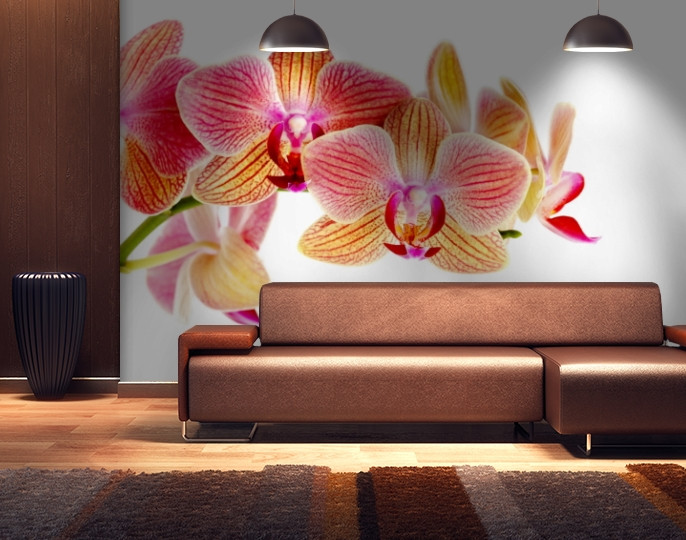 Фотошпалери текстуровані, вінілові Квіти, 250х380 см, fo01inV_fl12682