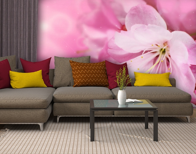 Фотошпалери текстуровані, вінілові Квіти, 250х380 см, fo01inV_fl103026